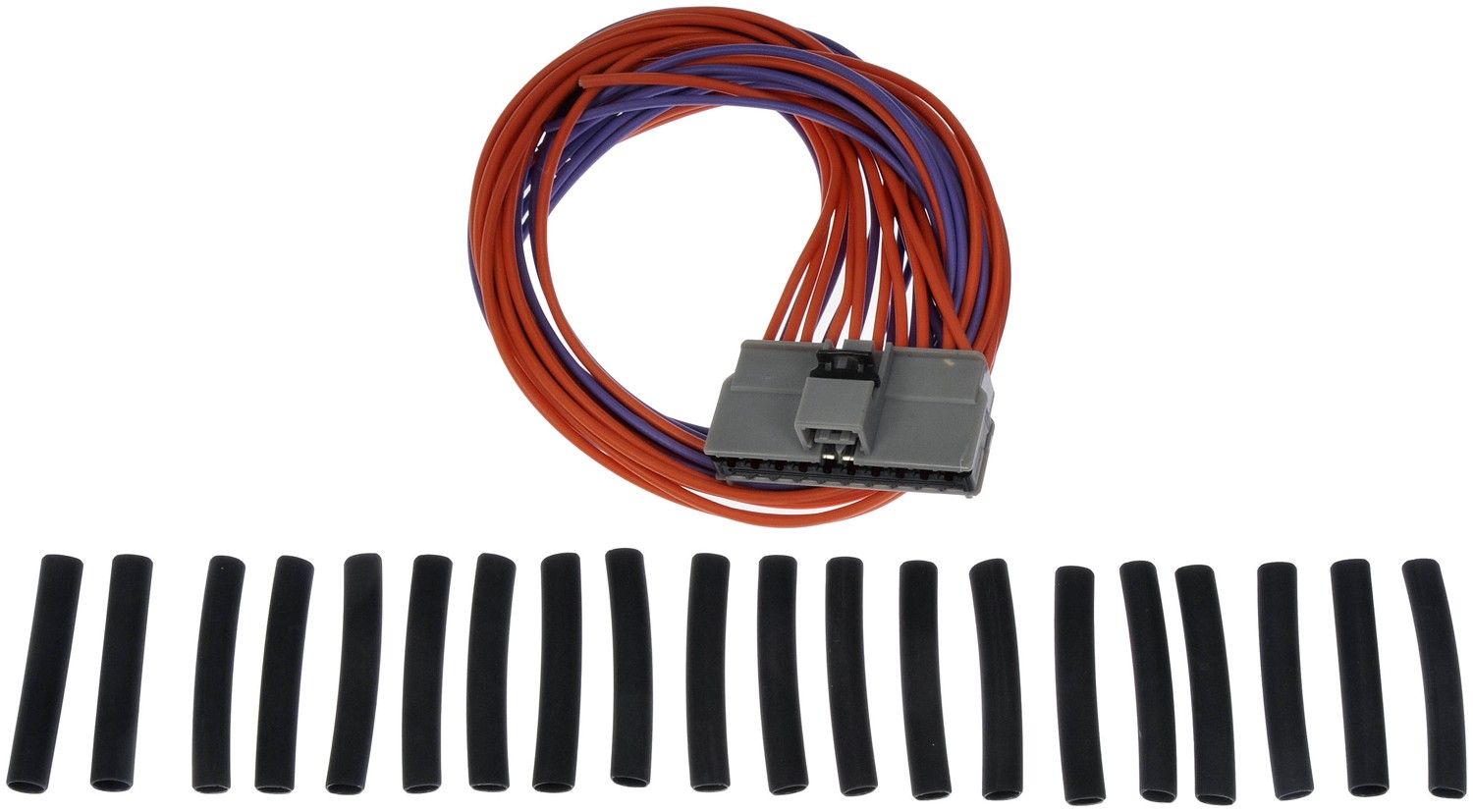Dorman DOR-645-206 Twenty Wire Connector With Wire Leads, Splicing Crimps And Heat Shrink Tubing
