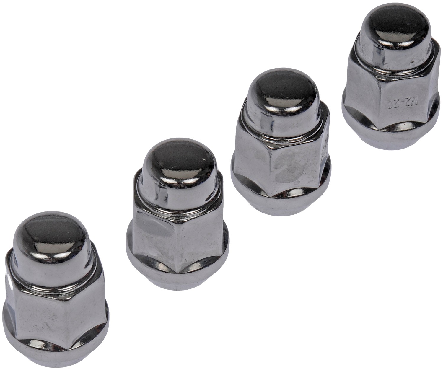 Dorman DOR-711-205 Wheel Nut Chrome Acorn Bulge Seat 1/2-20