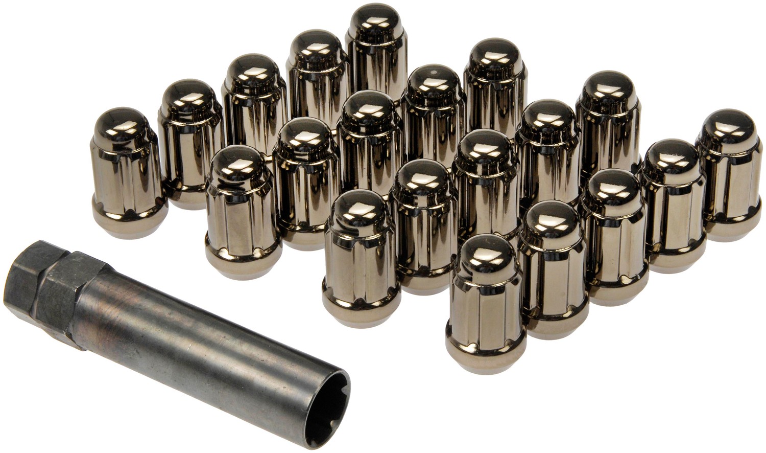 Dorman 711-255H Gunmetal Spline Drive Lock Set 1/2-20