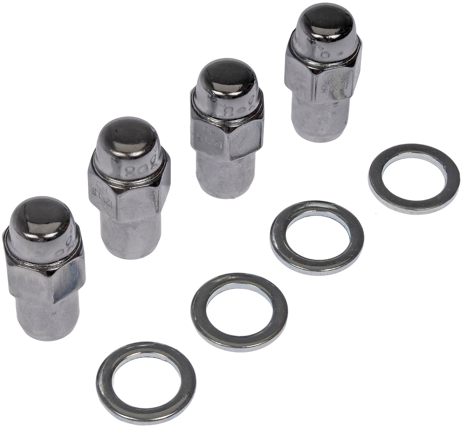 Dorman DOR-711-308 Wheel Nut Chrome Std. Mag 2-Pc M12-1.50 - Image 4