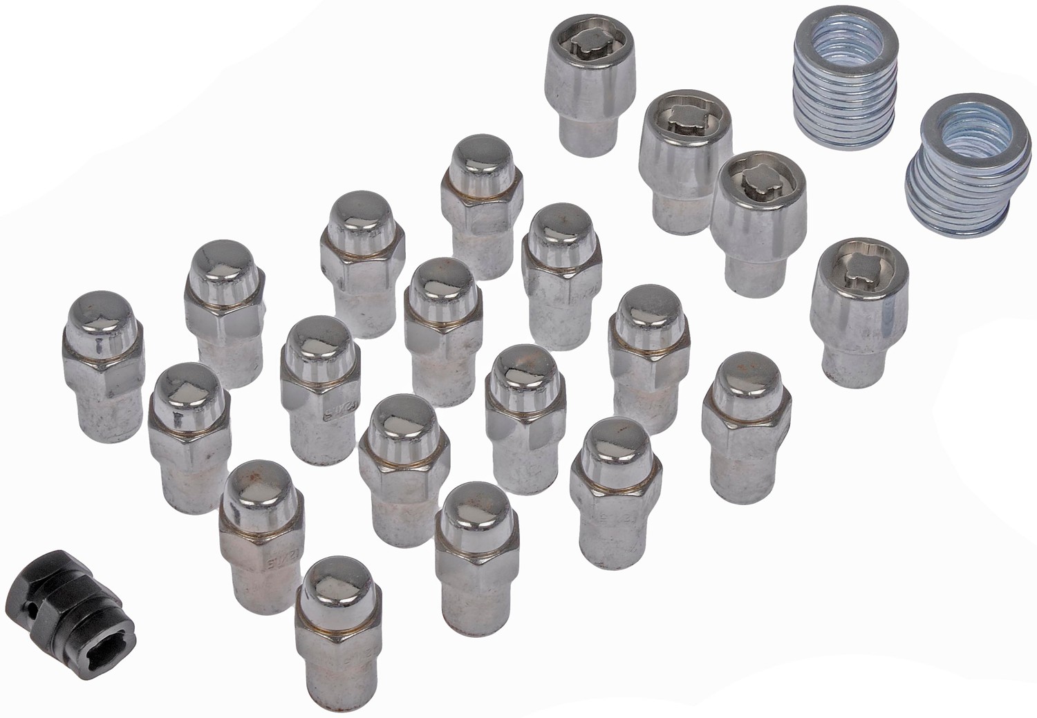 Dorman DOR-711-348 Chrome Std. Mag 2-Pc M12-1.50 - Image 2