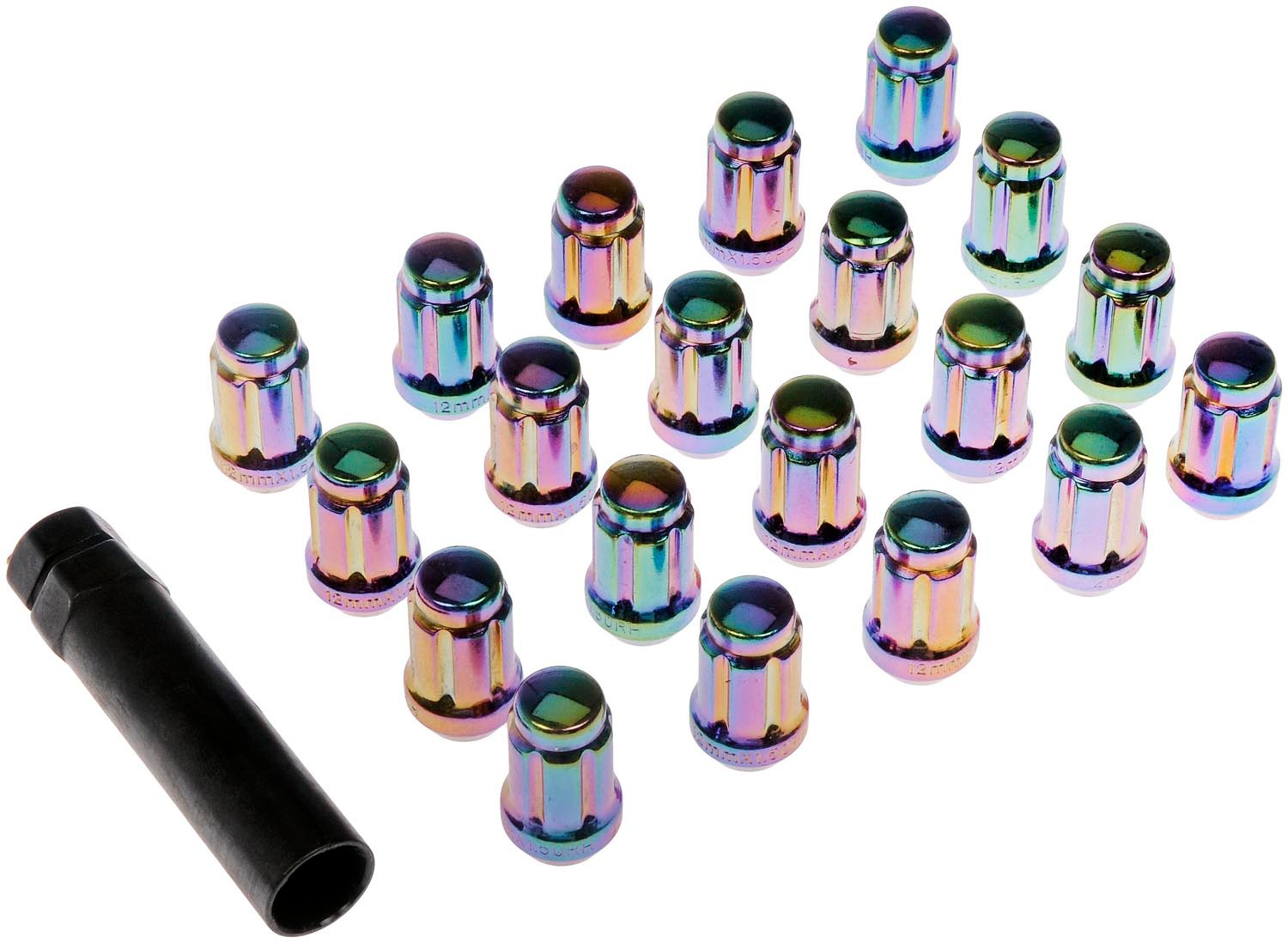 Dorman DOR-711-355G Neo-Chrome Spline Drive Lock Set M12-1.50