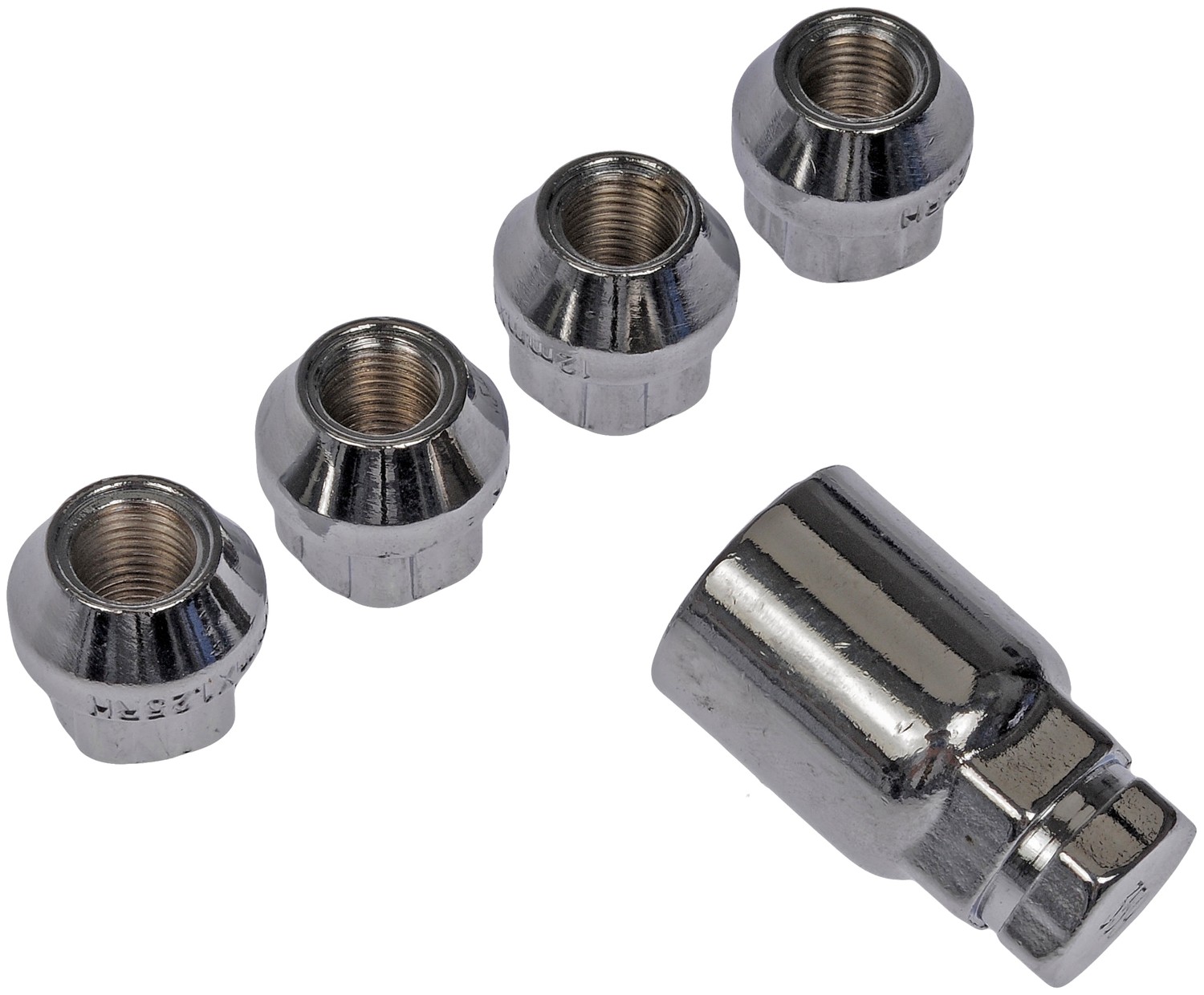 Dorman DOR-711-426 Wheel Nut Lock Chrome Bulge Lock Set M12-1.25 - Image 2