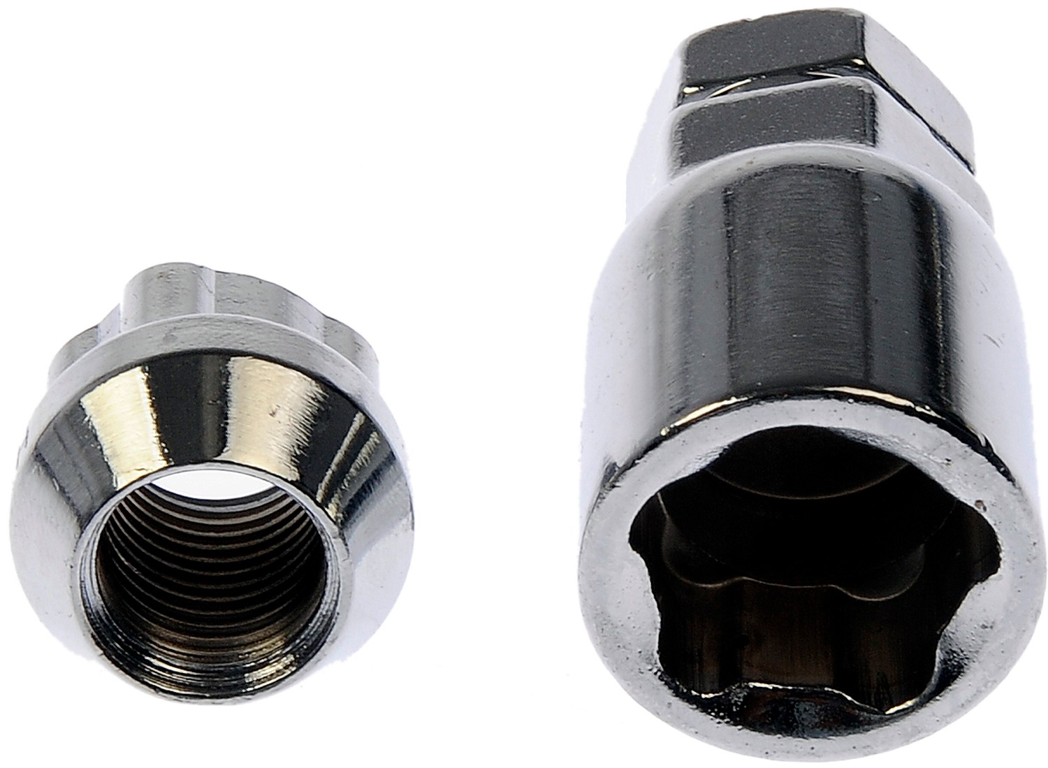 Dorman DOR-711-626 Wheel Nut Lock Chrome Bulge Seat Open End M14-1.50