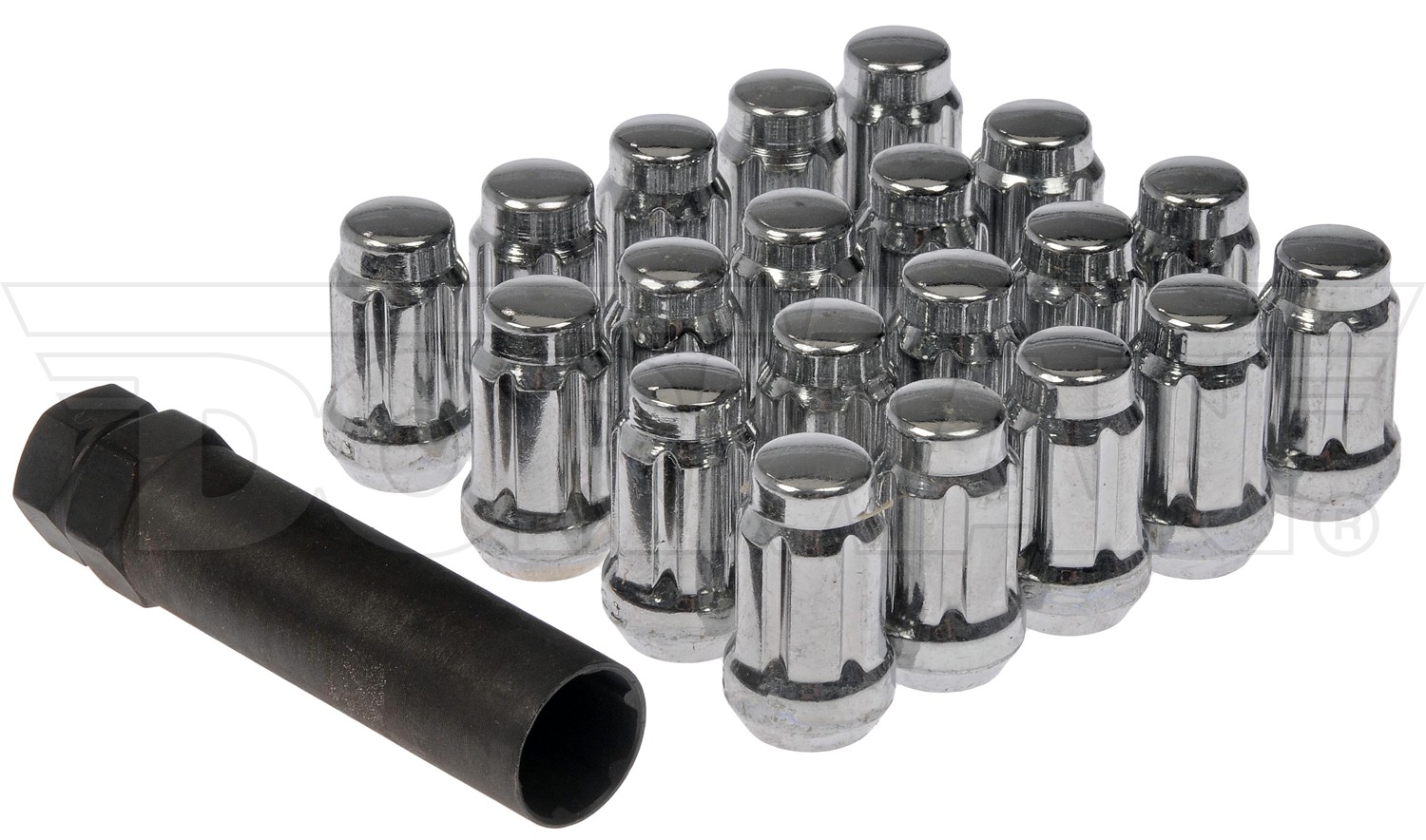 Dorman 711-655 Chrome Spline Drive Acorn Nut Set M14-1.50 - Image 4