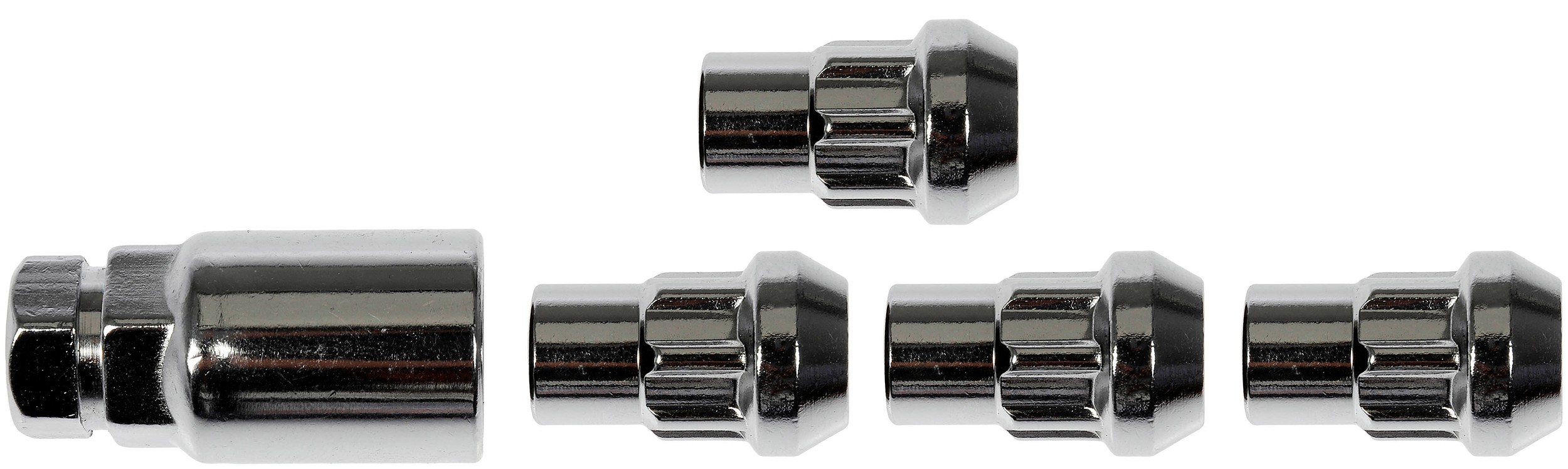 Dorman DOR-712-228 Wheel Nut Lock Chrome Acorn Set 1/2-20