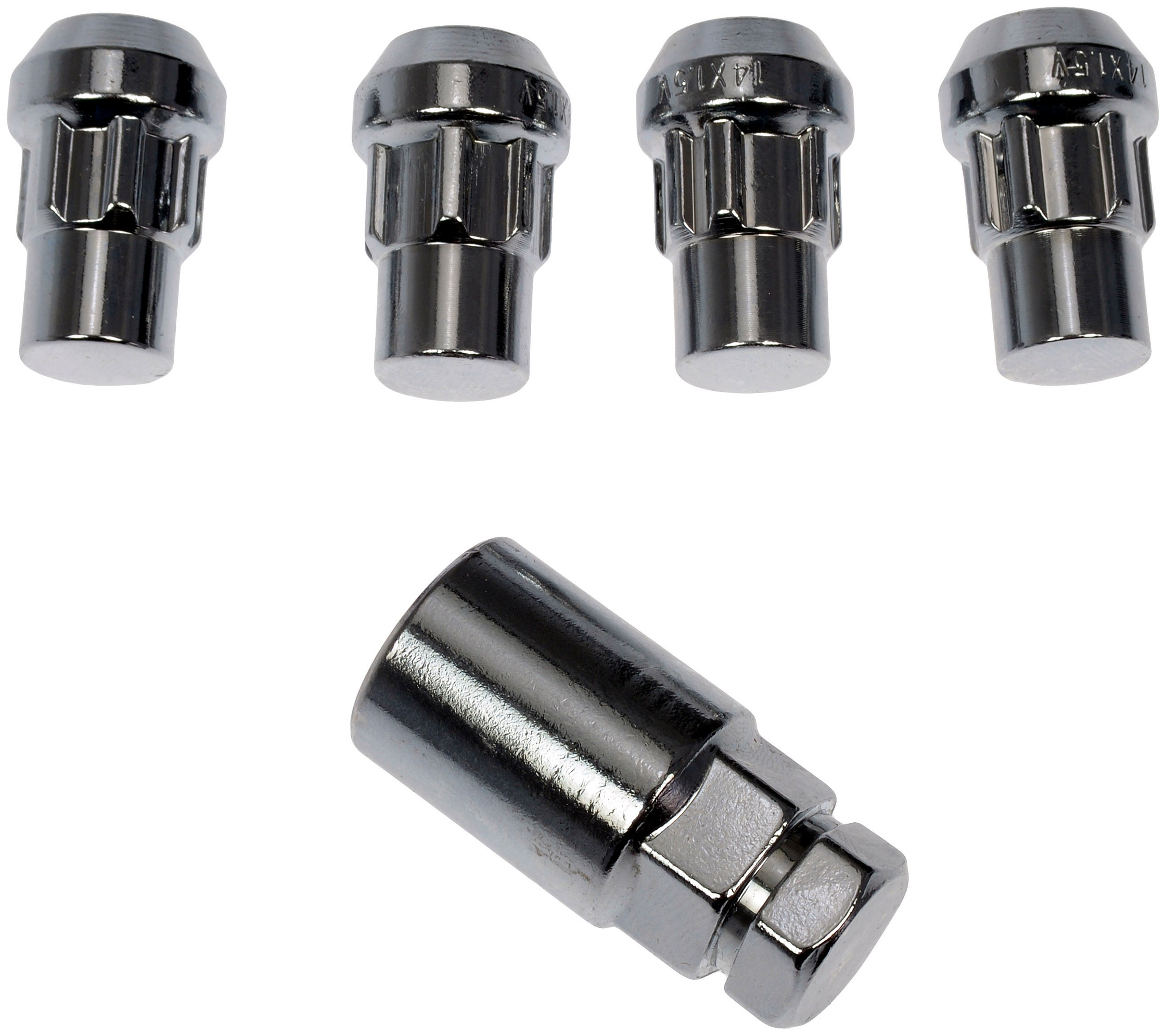 Dorman DOR-712-628 Wheel Nut Lock Chrome Acorn Set M14-1.50