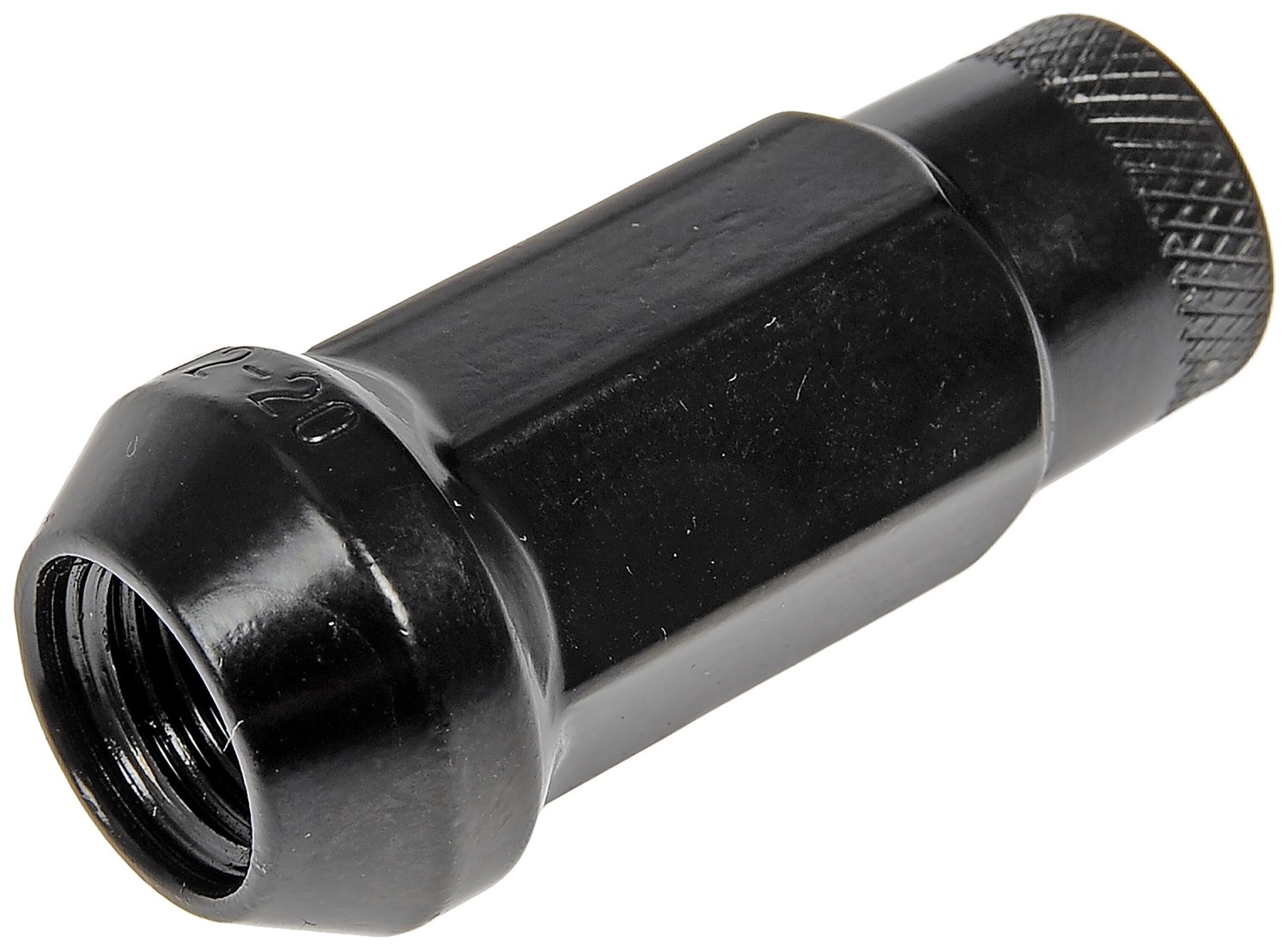 Dorman DOR-713-285A Black Open End Knurled Wheel Nuts