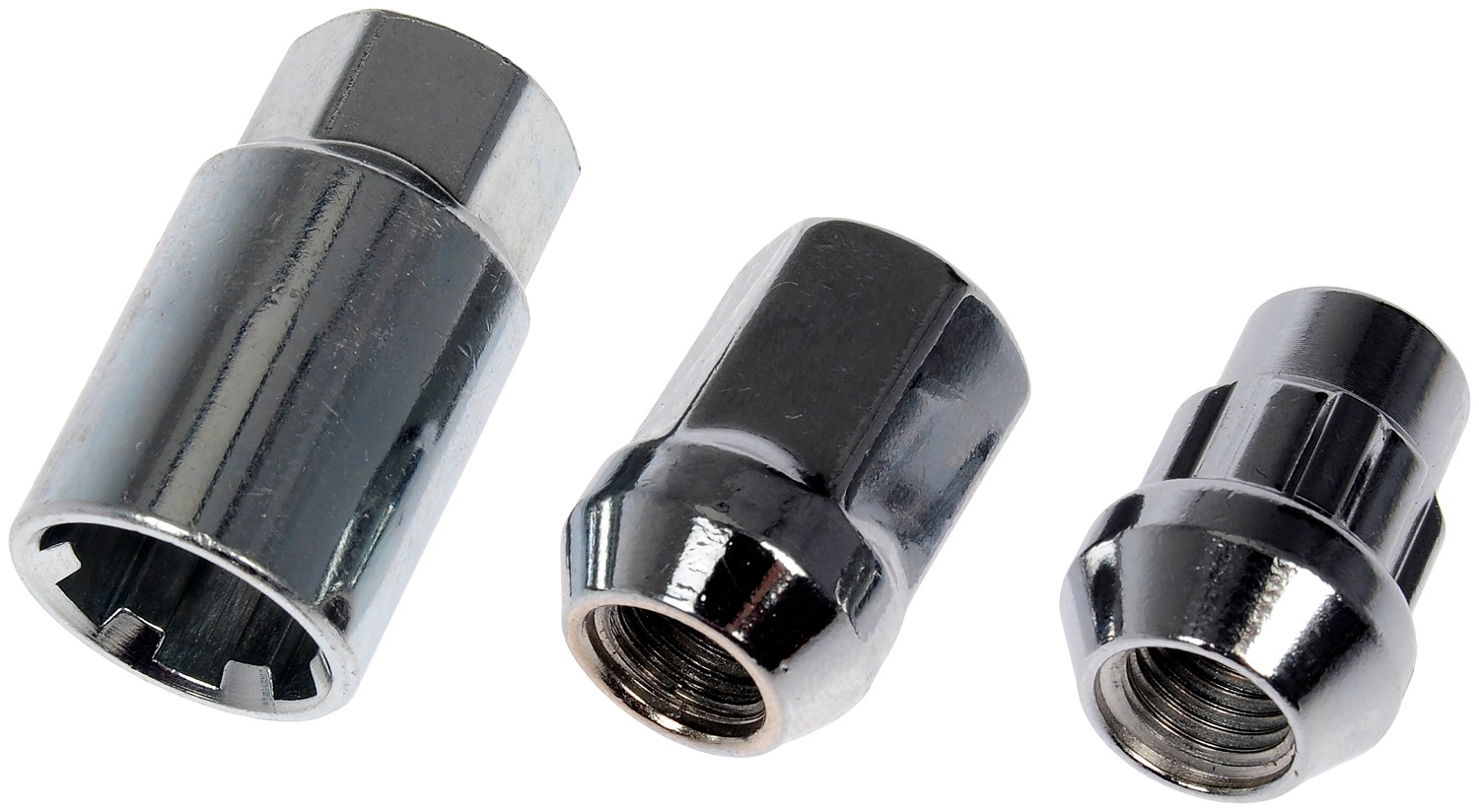Dorman 713-375 Chrome Acorn Wheel Nut Lock Set