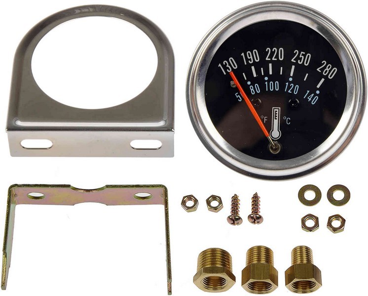 Dorman 7-155 Water Temp Gauge Chrome - Image 2
