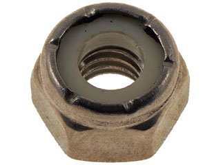 Dorman DOR-784-300 Hex Nut With Nylon Ring Insert - Stainless Steel -Thread Size - 1/4-20 In. - Image 2