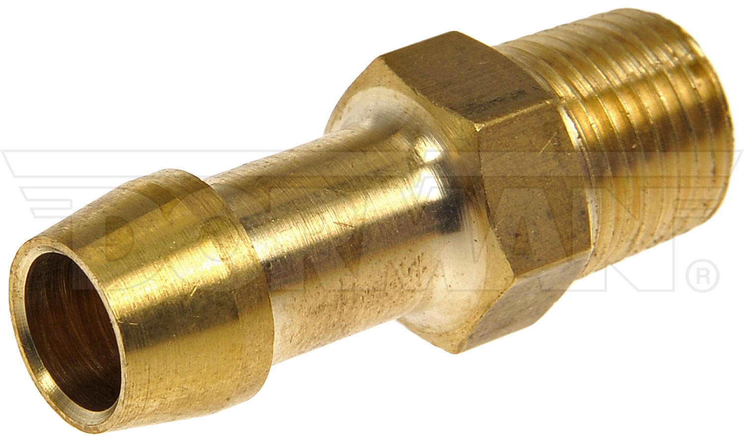Dorman 785-408D Fuel Hose Fitting - Inverted Flare Male Connector - 3/8 In. X 3/8 In. Tube