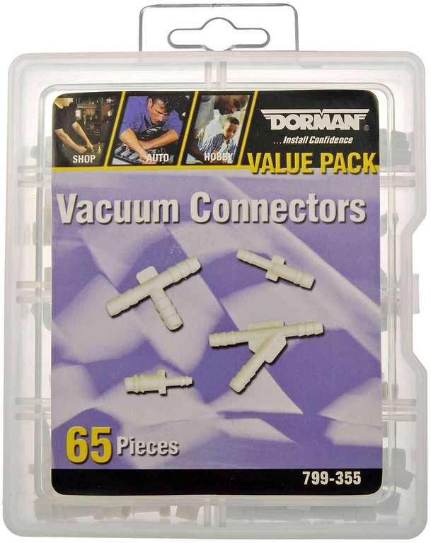 Dorman DOR-799-355 Vacuum Connectors Value Pack- 8 Sku's- 65 Pieces