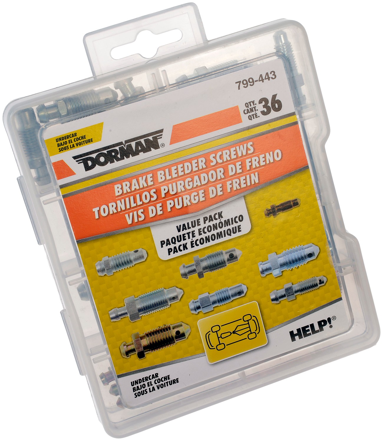 Dorman DOR-799-443 Brake Bleeder Screw Tech Tray