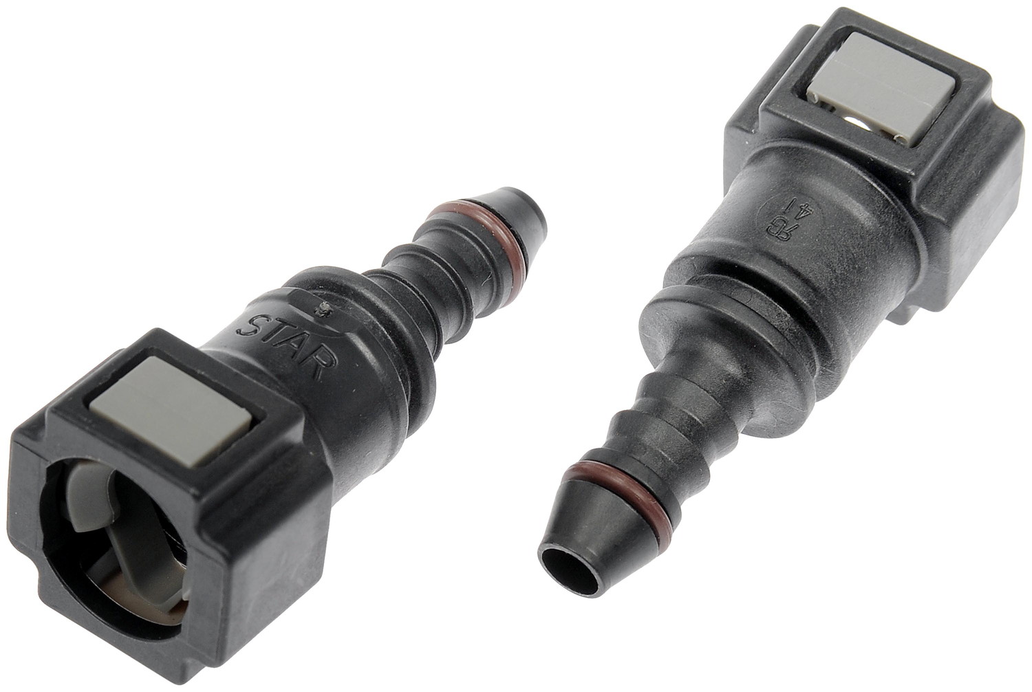 Dorman DOR-800-188 Quick Connector 5/16 In. Steel TO 6mm Nylon 180 with O ring