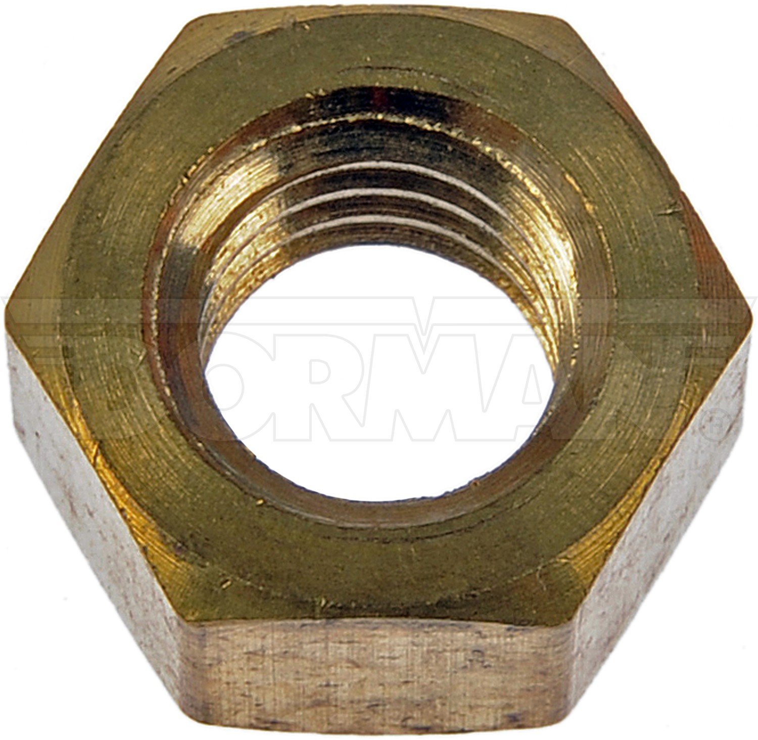 Dorman DOR-849-004 Hex Nut-Brass-Thread Size 3/8-16, Height 9/16 In.