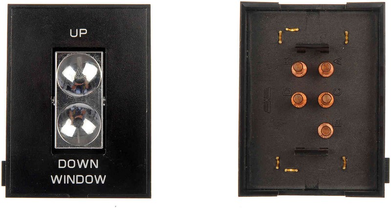 Dorman DOR-901-069 Power Window Switch - Front Left and Rear, 1 Button