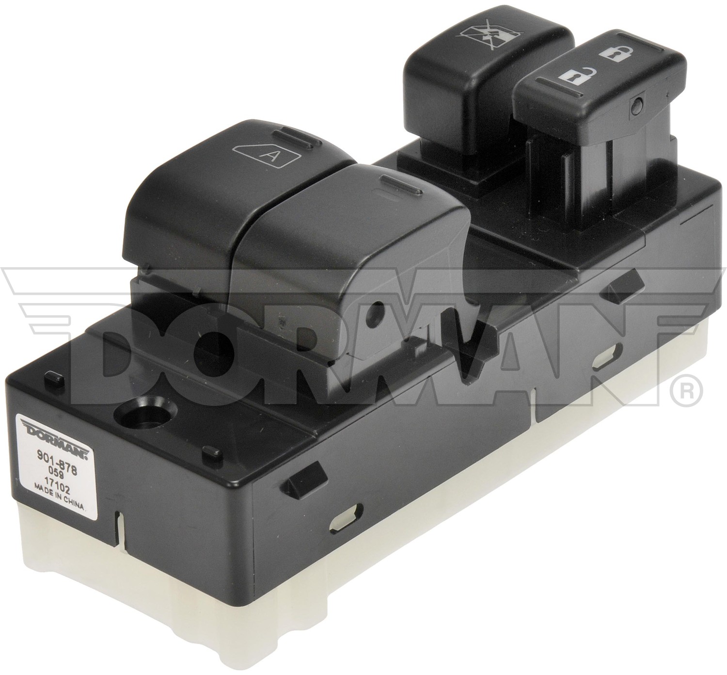 Dorman DOR-901-878 Master Window Switch - Front Left, 4 Button