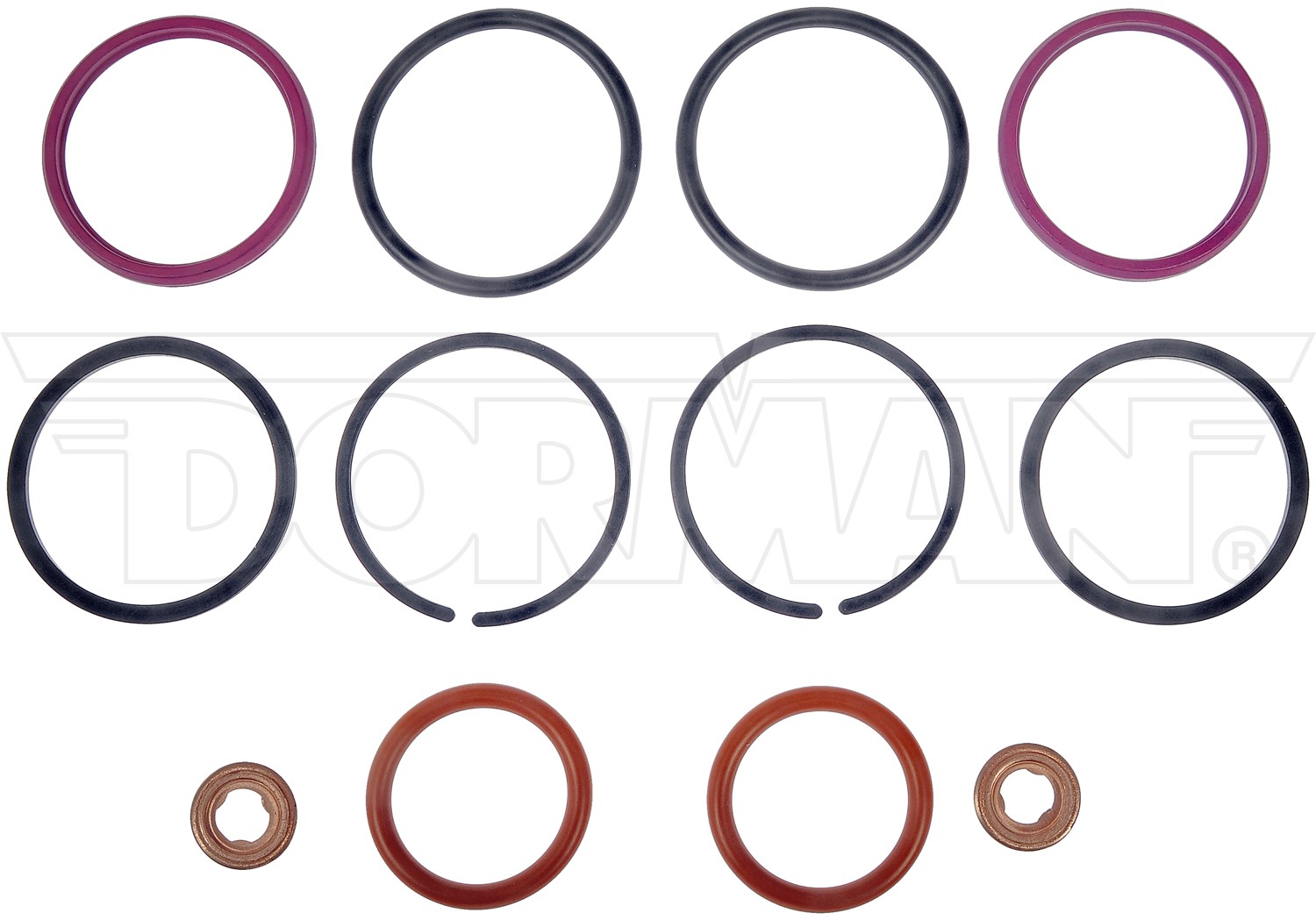 Dorman DOR-904-206 Diesel Fuel Injector O-ring Kit - Image 4