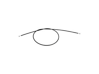 Dorman DOR-912-049 Hood Release Cable Assembly