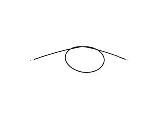 Dorman DOR-912-050 Hood Release Cable Assembly
