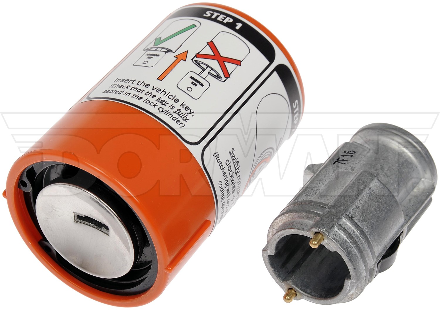 Dorman DOR-924-784 Mechanical Key Relearn Ignition Lock Cylinder