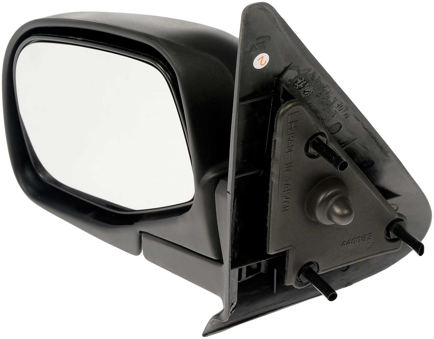 Dorman DOR-955-006 Side View Mirror - Left, Manual, Black