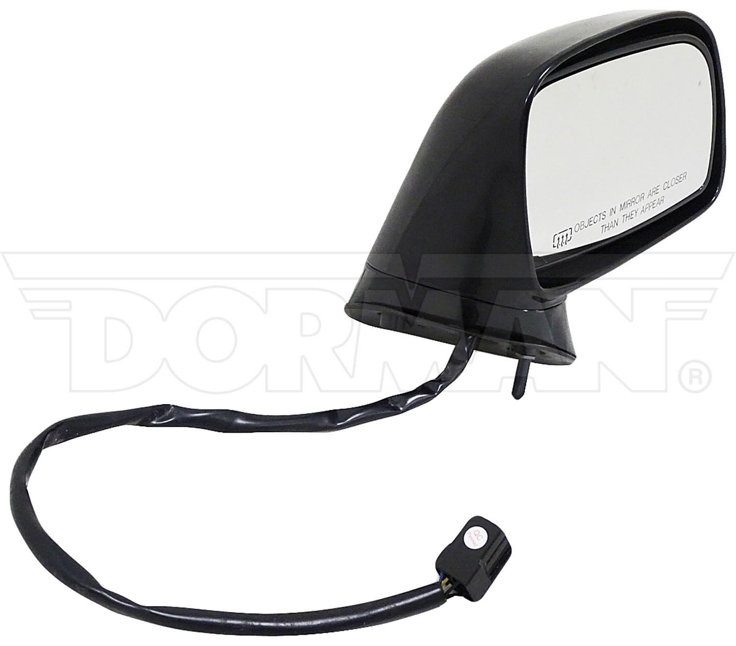 Dorman DOR-955-017 Side View Mirror - Right, Power, without Memory, Black