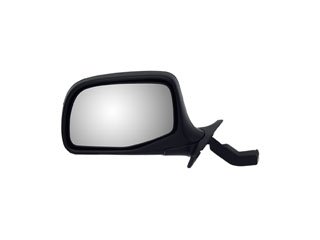 Dorman DOR-955-227 Side View Mirror - Left , Manual, Paddle Design, Black and Chrome