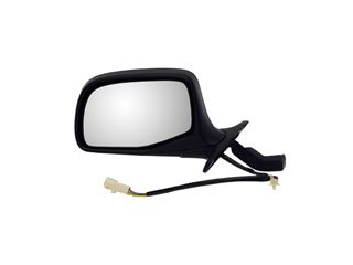 Dorman DOR-955-265 Side View Mirror - Left, Power, Paddle Design, Black and Chrome