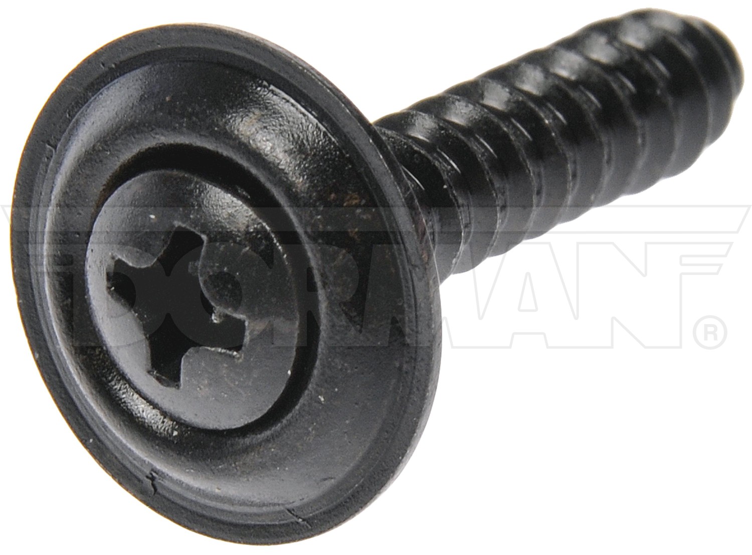 Dorman DOR-961-201D Trim Screw - Black - No.10-16 X 1 In.