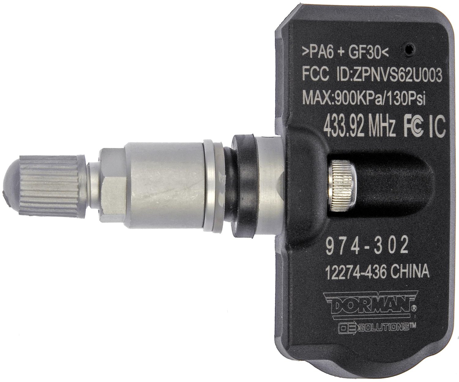 Dorman DOR-974-302 Dorman MULTi-FIT (433) Programmable Tire Pressure Monitoring System Sensor - Image 2