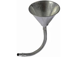 Dorman DOR-9-785 5-1/2 In Diameter Steel Flexible Neck Funnel with 1/2 In ID; No.80 Mesh Screen - Image 2