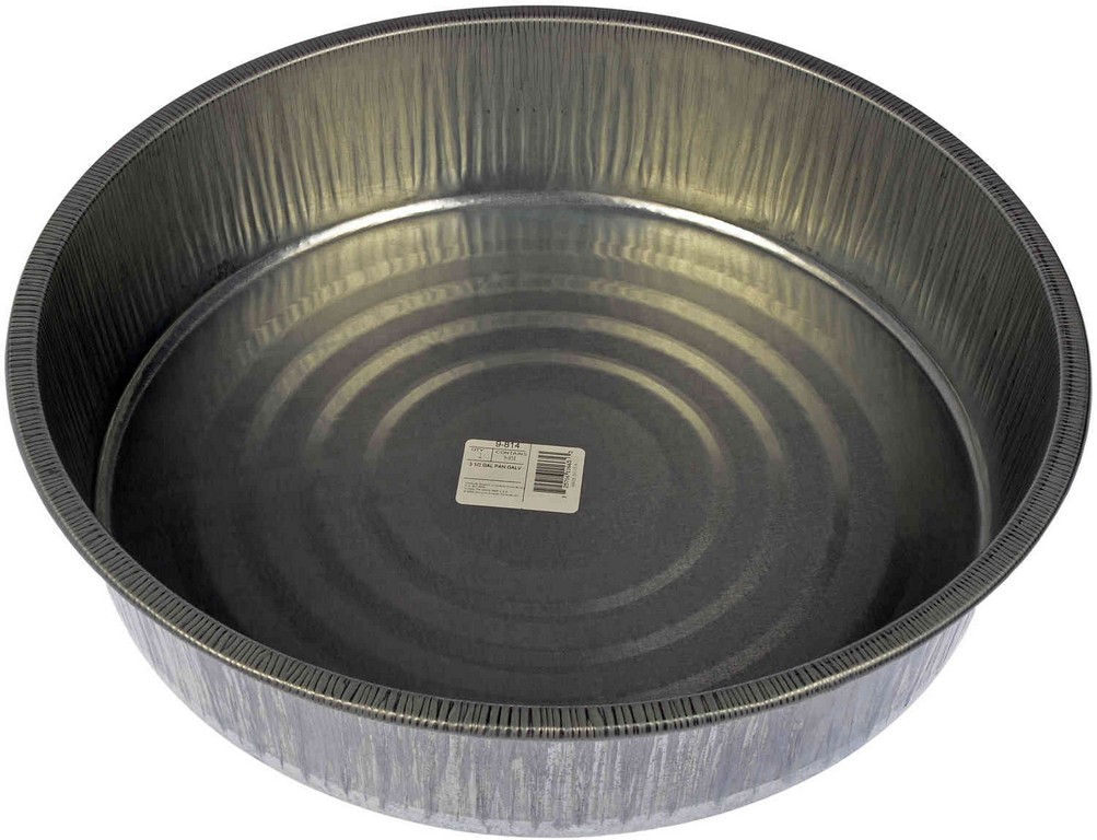 Dorman 9-814 3 Gallon, 16 In. Diameter x 4 In. Deep Galvanized Drain Pan