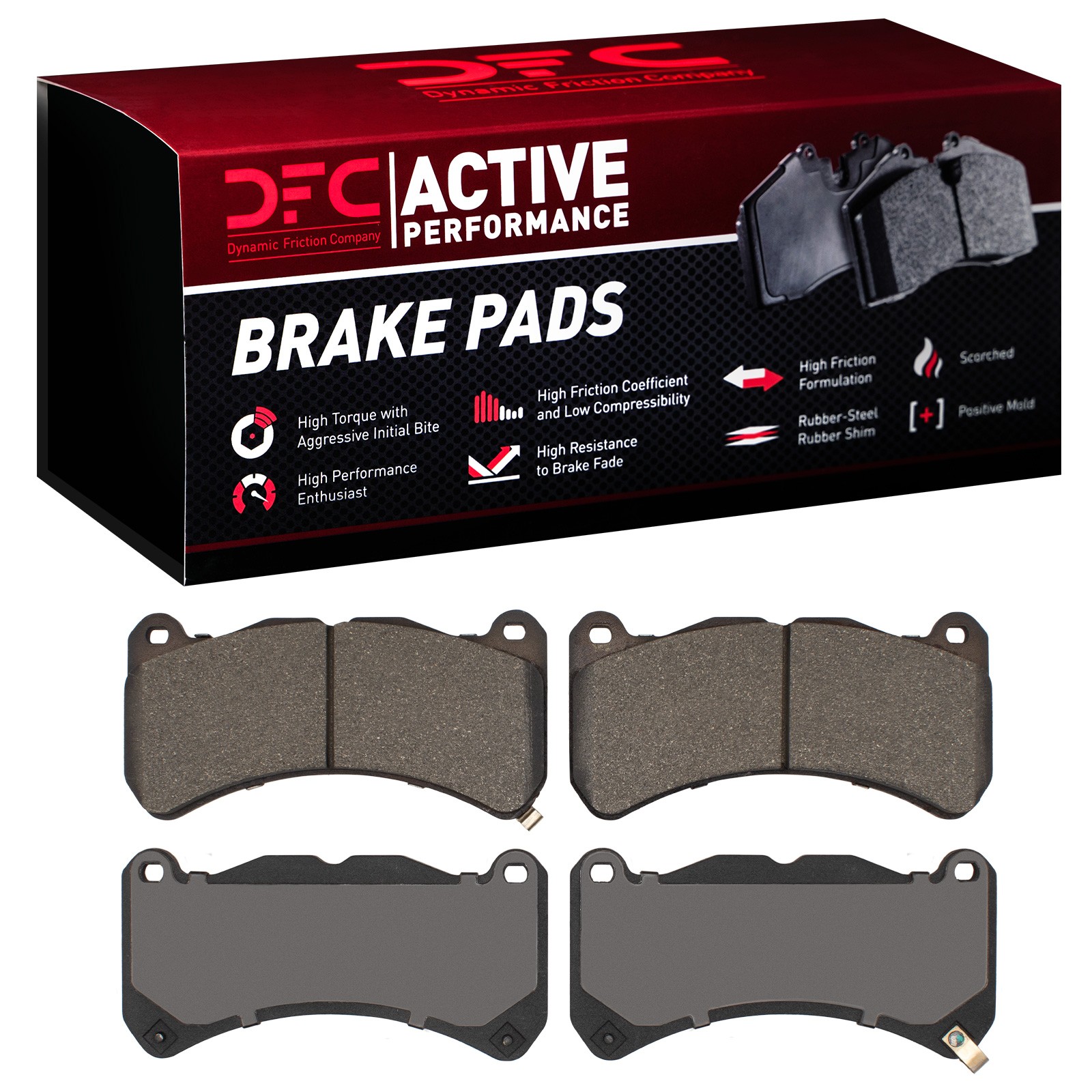 DYN 1115-1365-00 DFC Active Performance Pads - Image 3