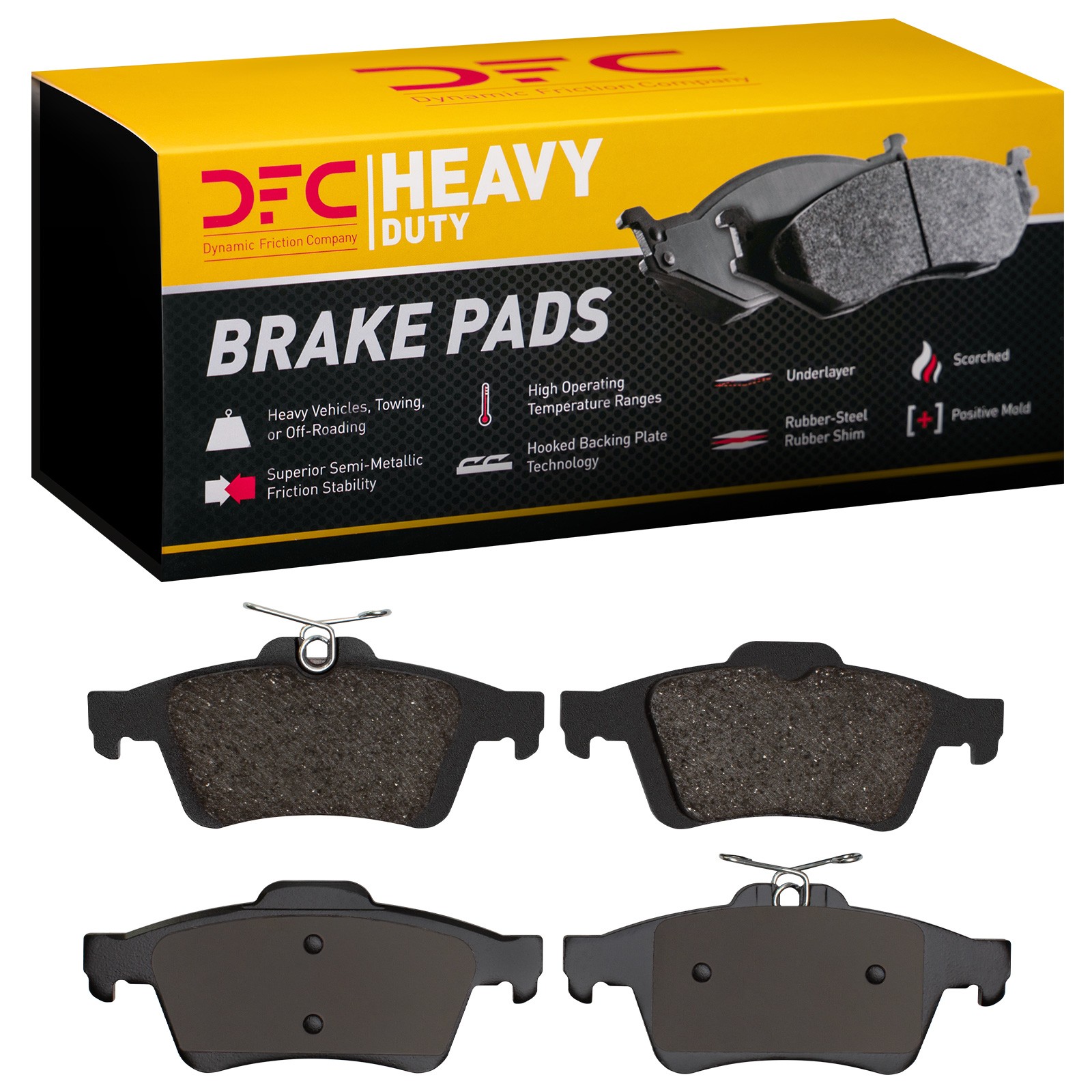 DYN 1214-1095-00 DFC Heavy Duty Pads - Semi Metallic - Image 2