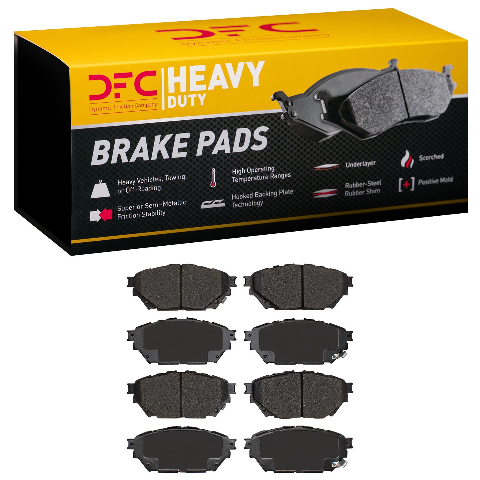 DYN 1214-1682-00 DFC Heavy Duty Pads - Image 2