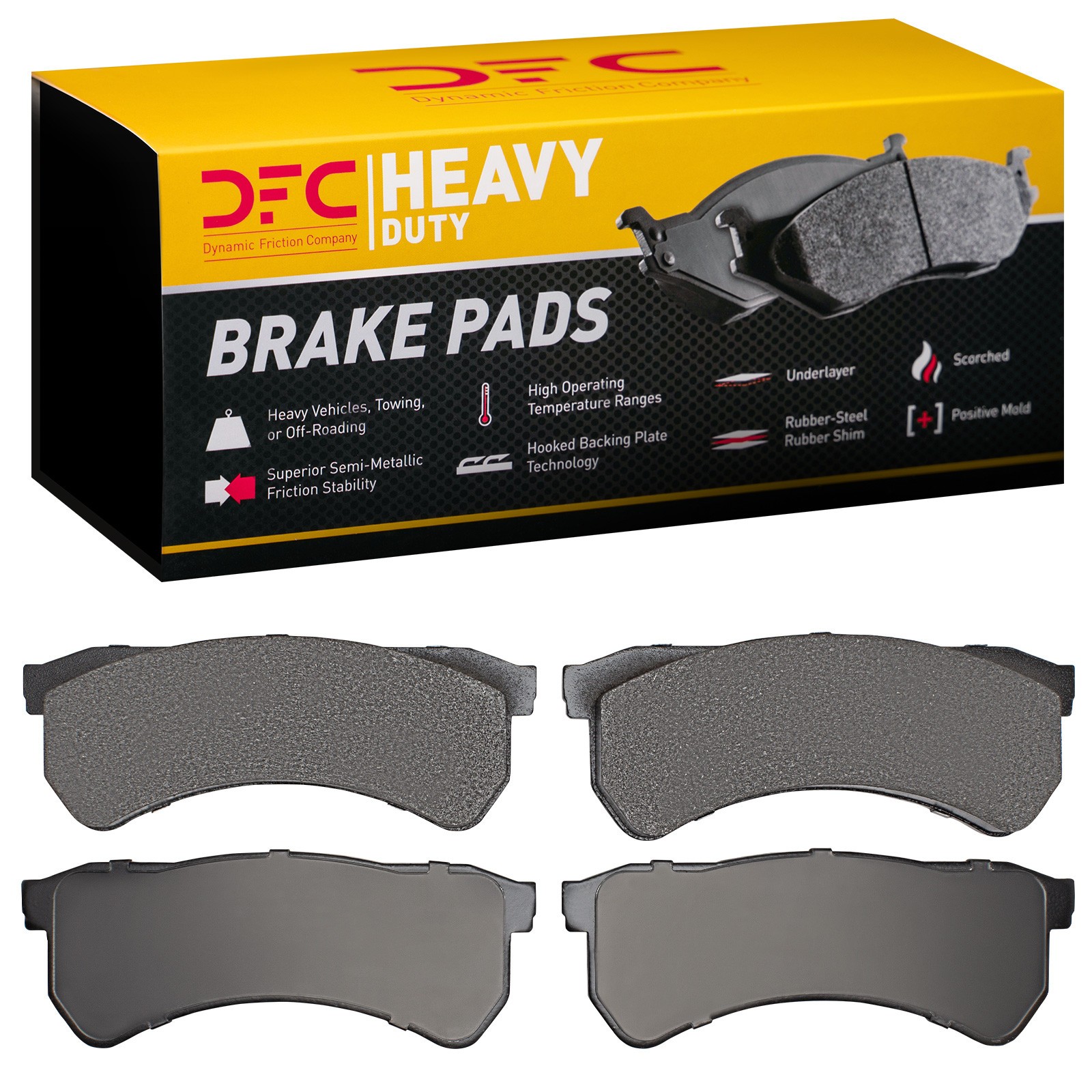 DYN-1214-2175-00 DFC Heavy Duty Pads - Semi Metallic - Image 2
