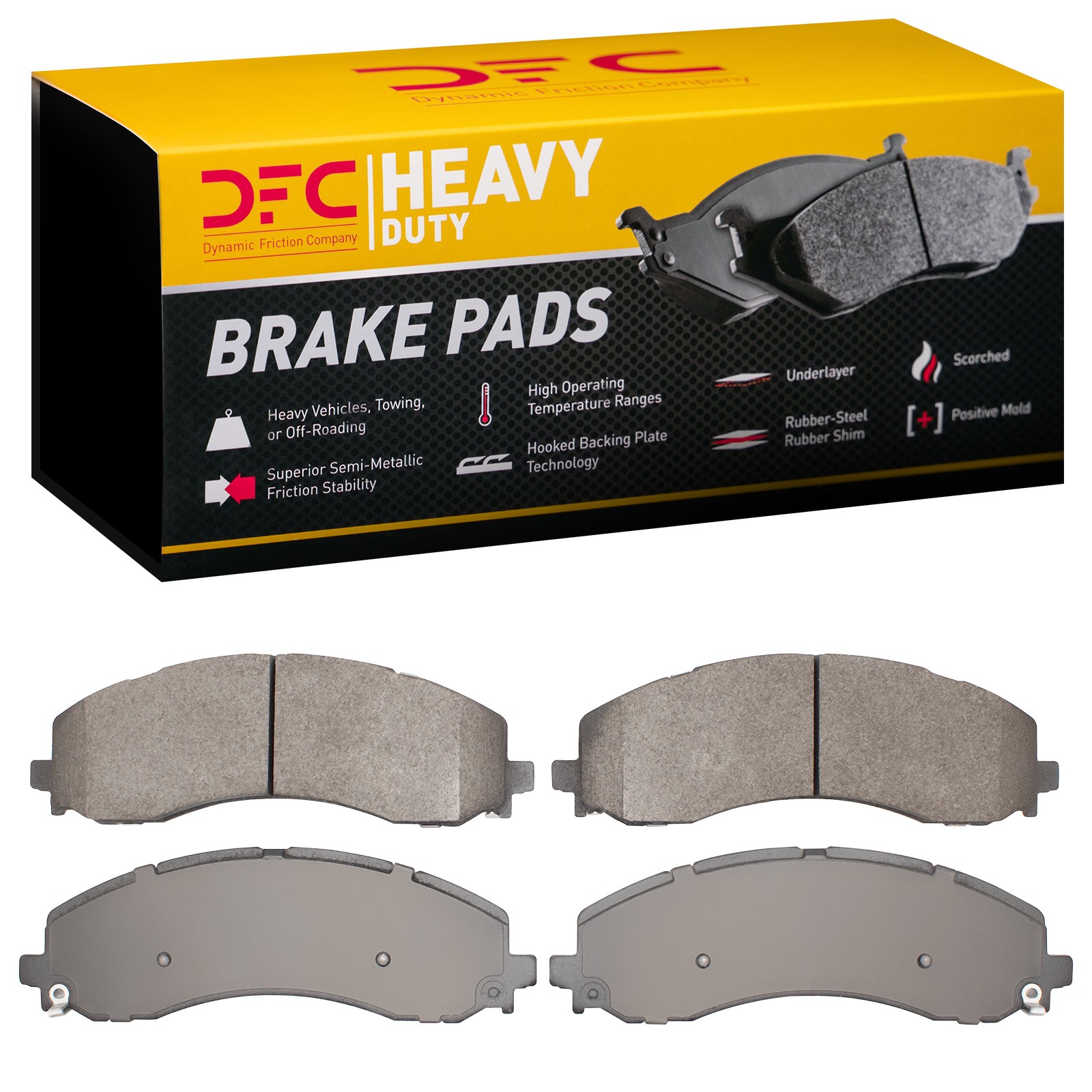 DYN 1214-2223-00 DFC Heavy Duty Pads - Semi Metallic - Image 2