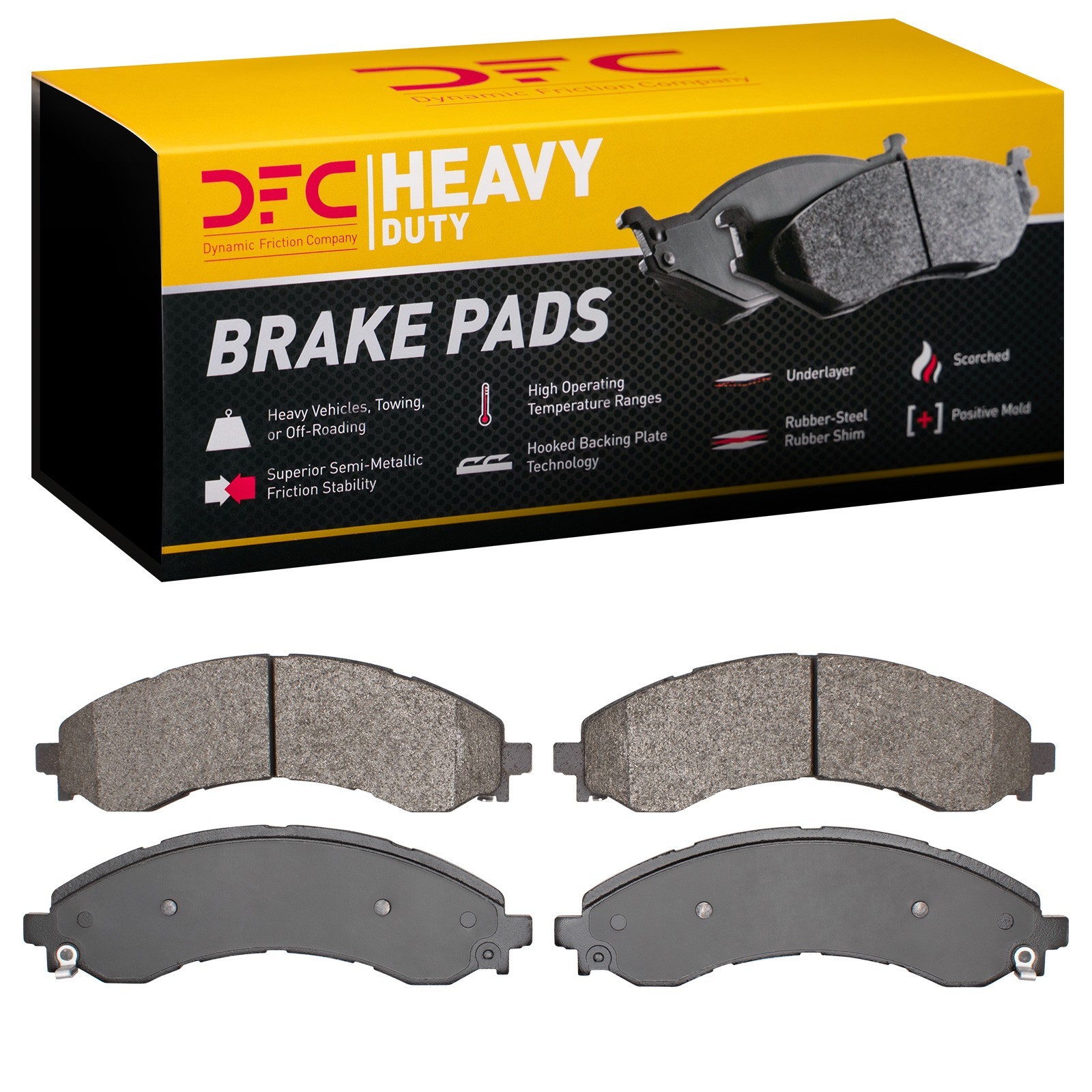DYN 1214-2404-00 DFC Heavy Duty Pads - Semi Metallic - Image 2
