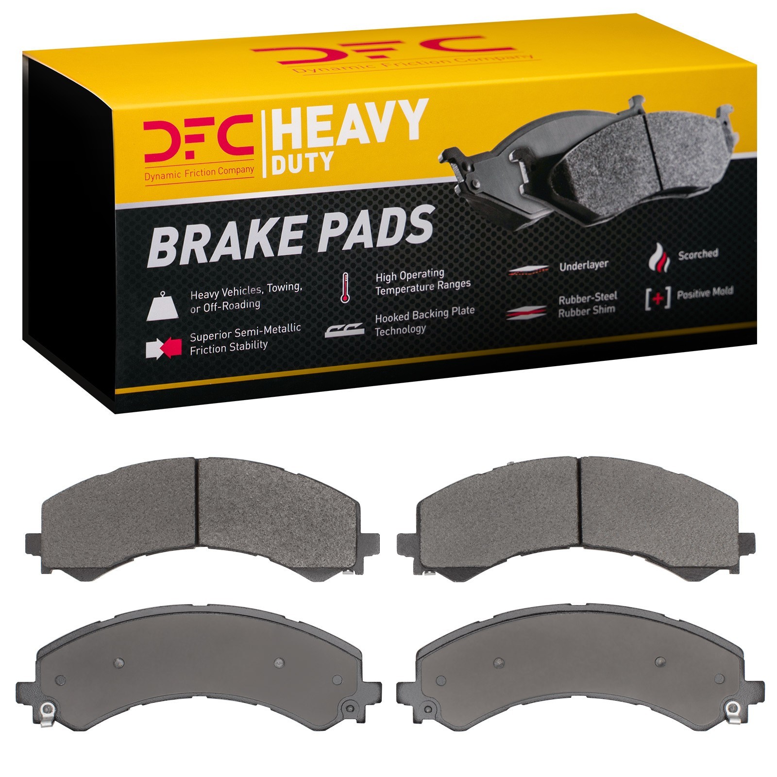 DYN 1214-2405-00 DFC Heavy Duty Pads - Semi Metallic - Image 2