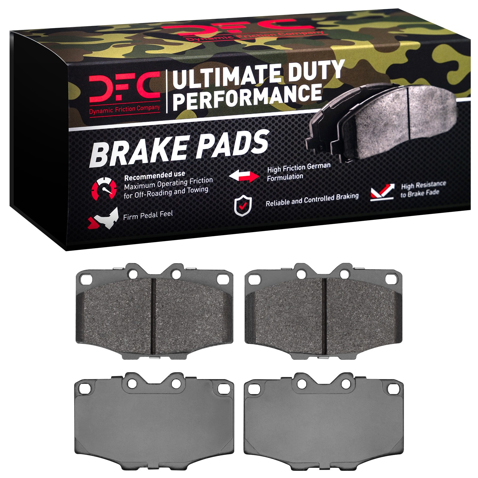 DYN 1400-0137-00 DFC Ultimate Duty Performance Brake Pads - Image 2