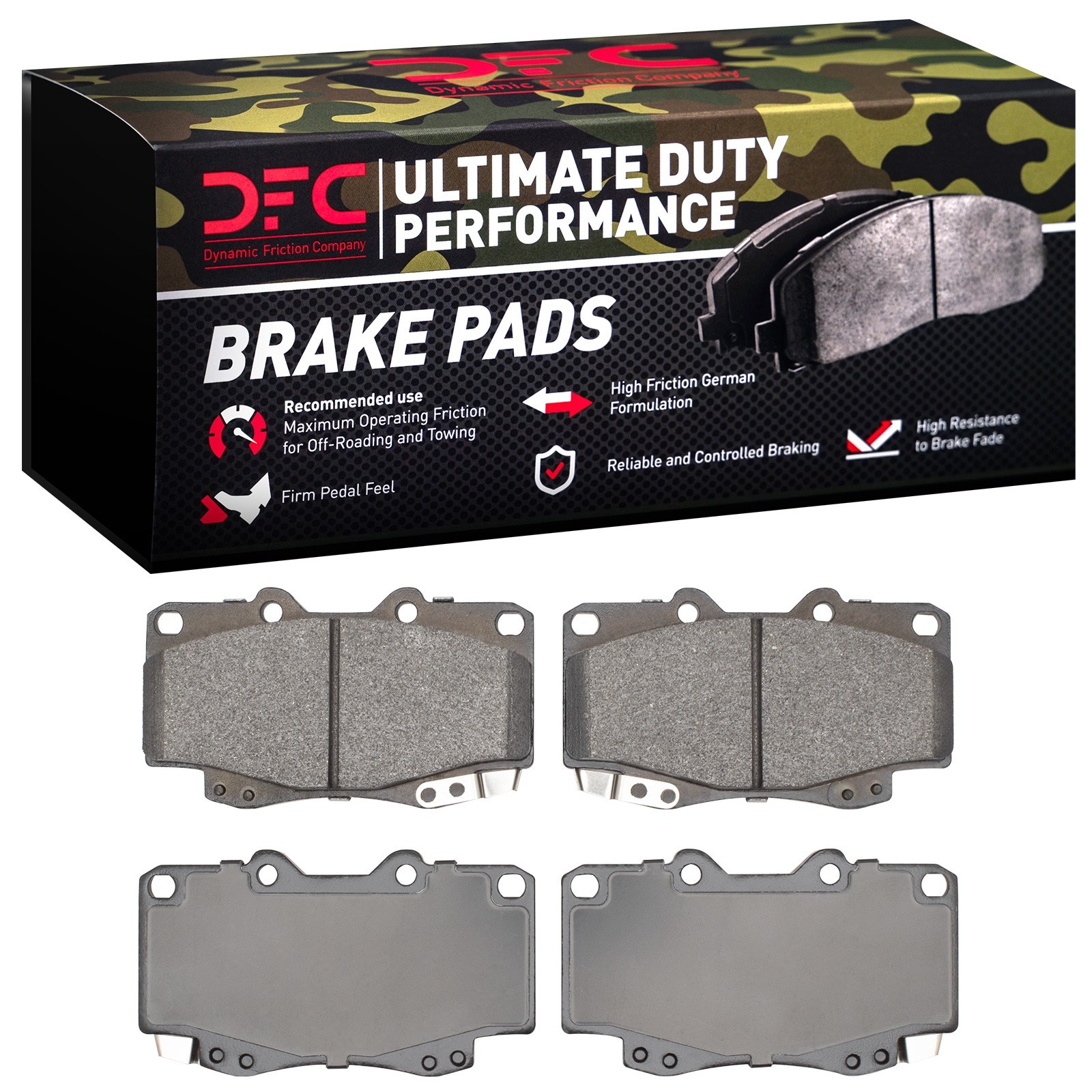 DYN 1400-0436-00 DFC Ultimate Duty Performance Brake Pads - Image 2