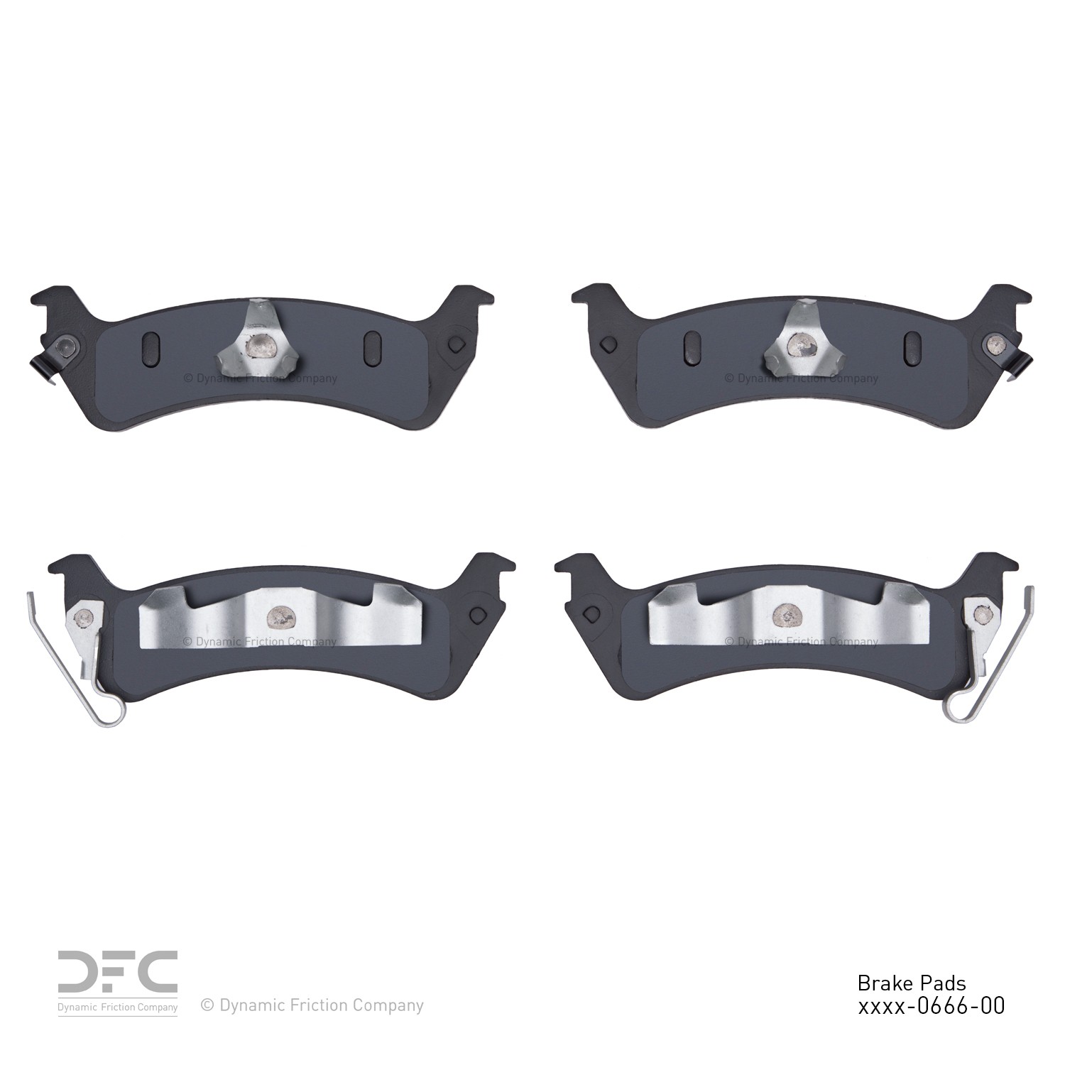 DYN 1400-0666-00 DFC Ultimate Duty Performance Brake Pads