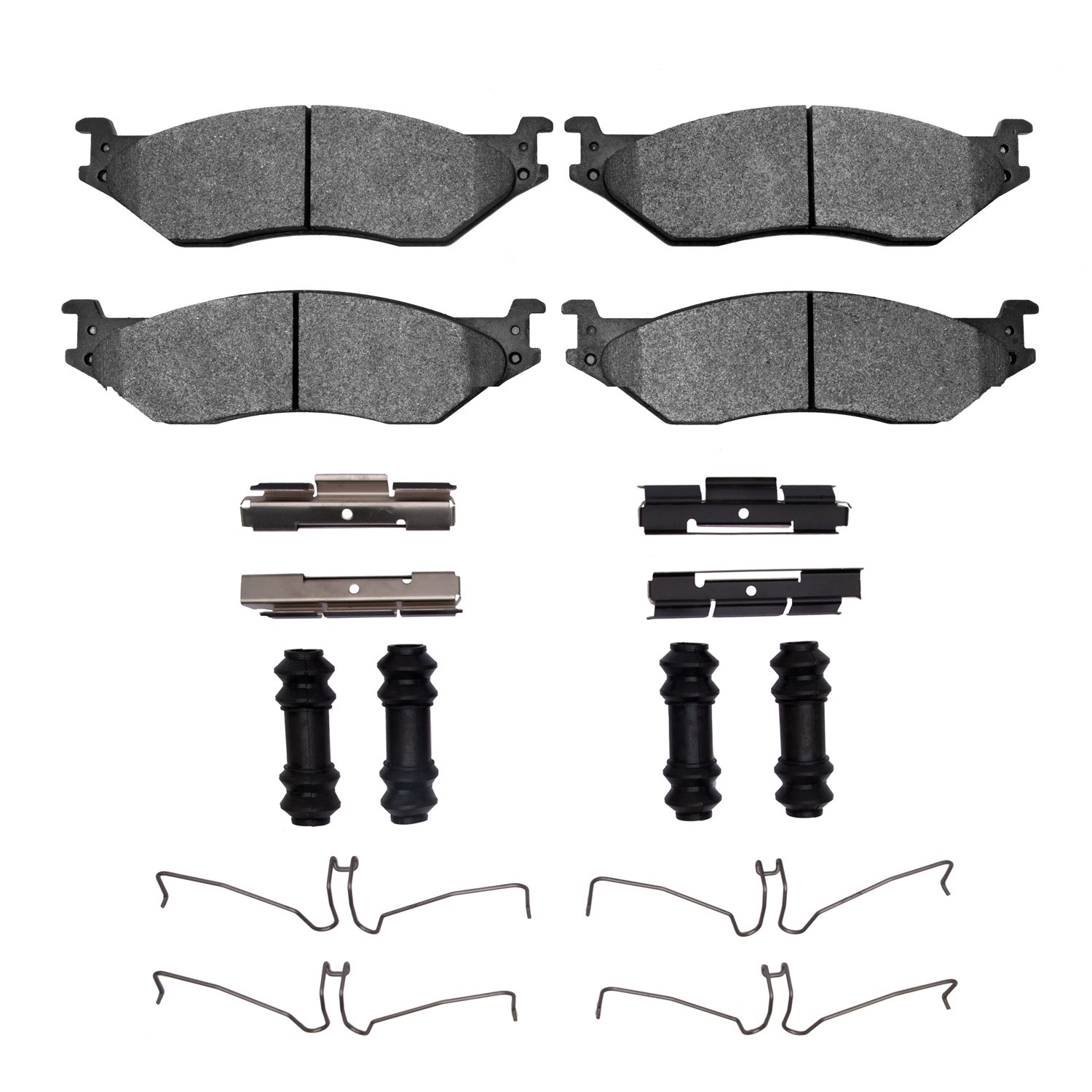 DYN 1400-1066-01 DFC Ultimate Duty Performance Brake Pads and Hardware Kit