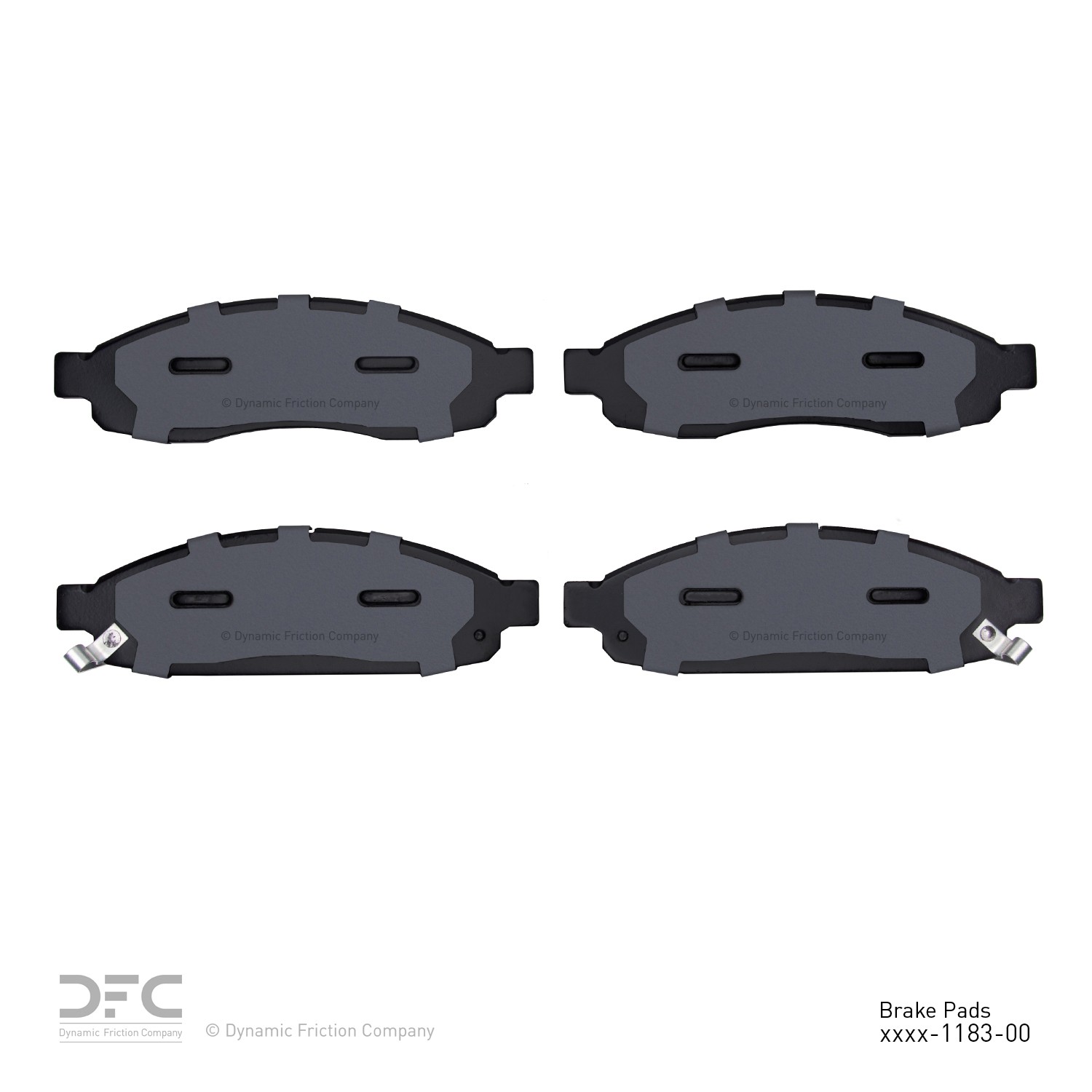 DYN 1400-1183-00 DFC Ultimate Duty Performance Brake Pads