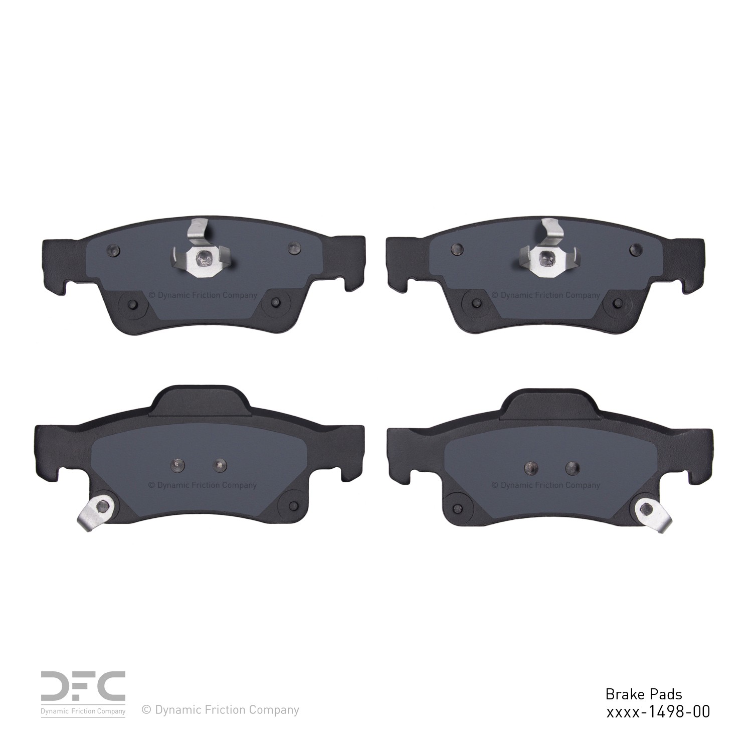 DYN 1400-1498-00 DFC Ultimate Duty Performance Brake Pads