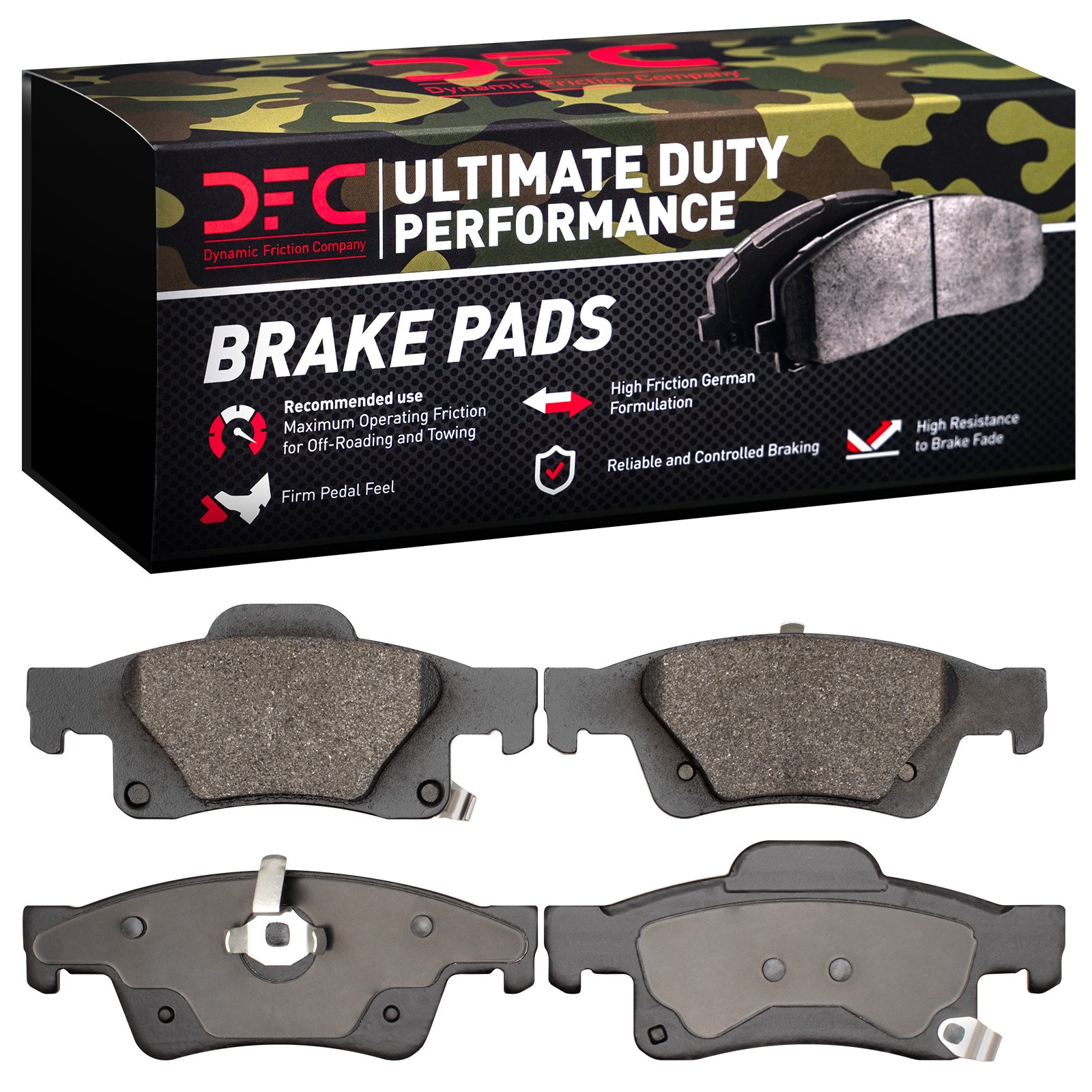DYN 1400-1498-00 DFC Ultimate Duty Performance Brake Pads - Image 2