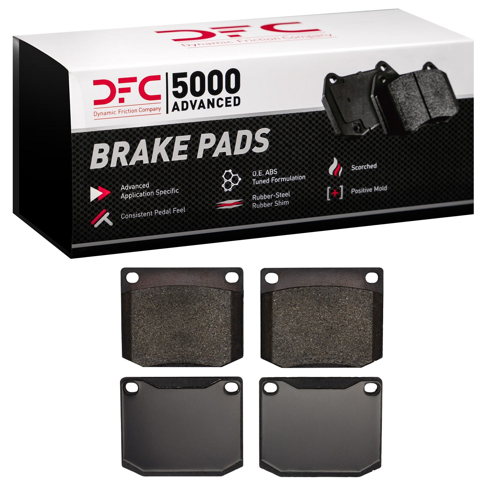 DYN 1551-0002-00 DFC 5000 Advanced Brake Pads - Low Metallic - Image 2