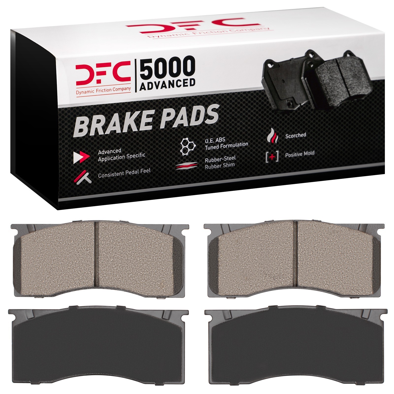 DYN-1551-0011-00 DFC 5000 Advanced Brake Pads - Semi Metallic - Image 2